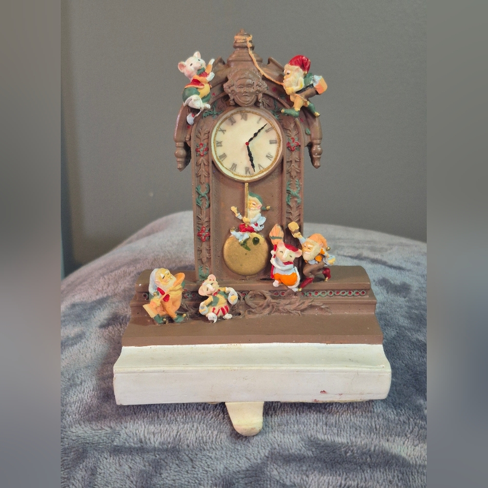 Charming Hickory Dickory Dock Figurine – 5.75” Tall, Unique Character!